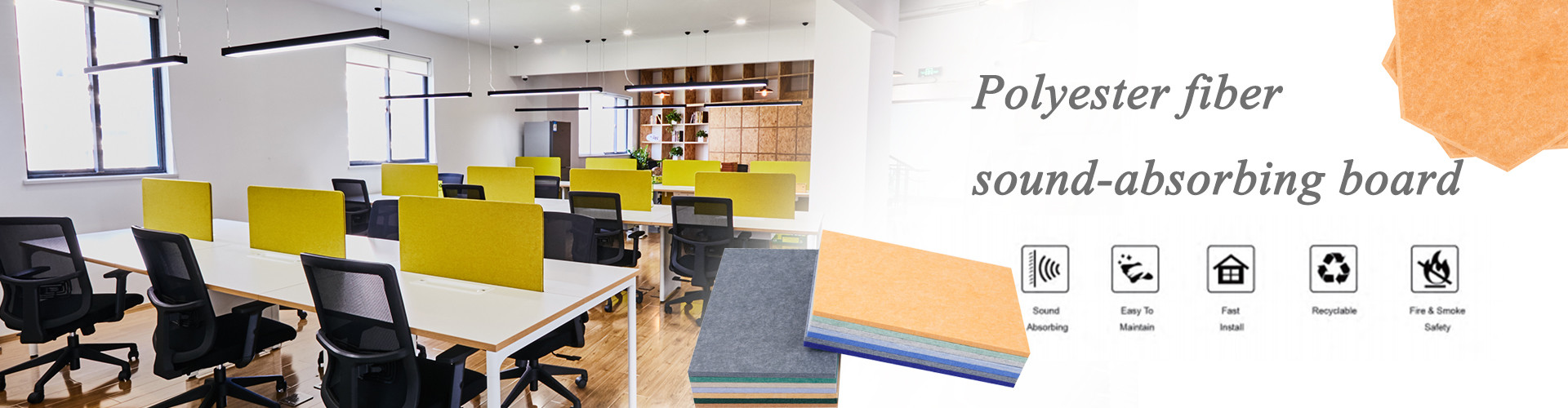 calidad Los paneles acústicos del poliéster Fábrica